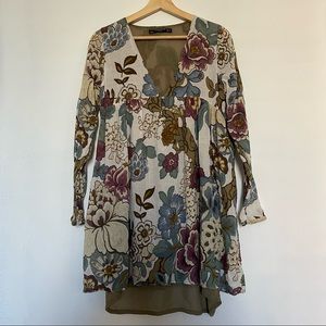ZARA Floral Mini Dress